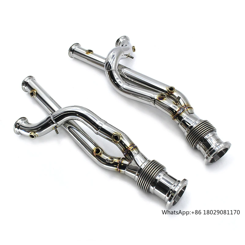 Boska Exhaust Downpipe for Lamborghini Aventador SVJ 2011-2019 Without Catalyst Catless Downpipe Stainless Steel Exhaust Pipe
Boska Exhaust Downpipe for Lamborghini Aventador SVJ 2011-2019 Without Catalyst Catless Downpipe Stainless Steel Exhaust Pipe