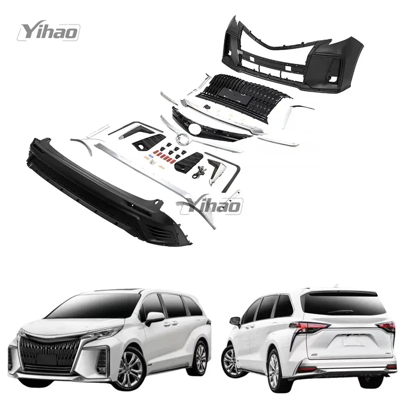 Auto Front Rear Bumper With Side Reliable Quality Car Bumpers Body Kits Grille Fit Sienna 2022
Auto Front Rear Bumper With Side Reliable Quality Car Bumpers Body Kits Grille Fit Sienna 2022