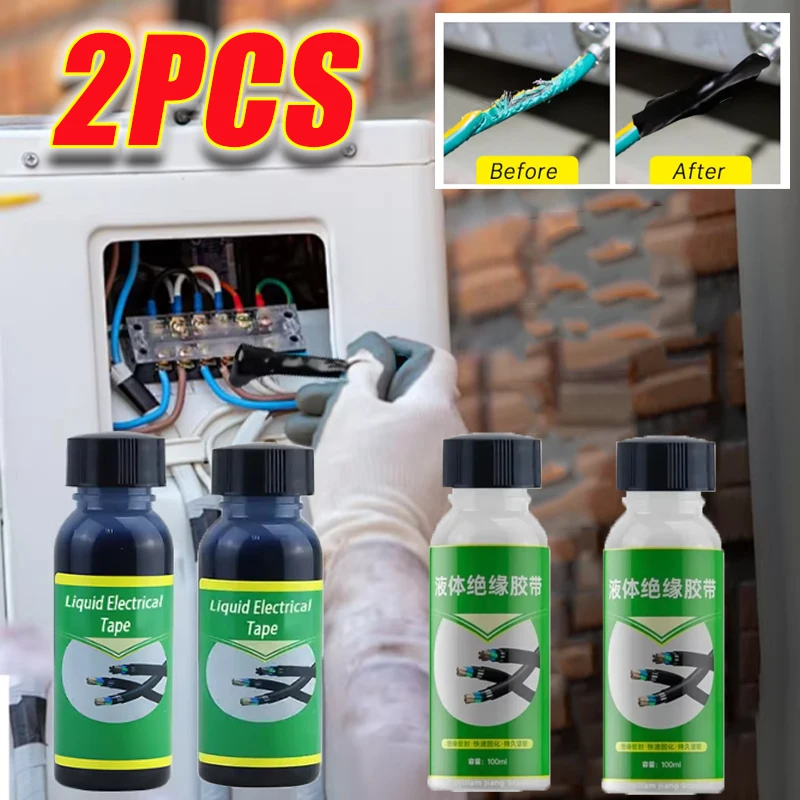 100ml Black/White Liquid Insulation Tape Wire & Cable Adhesive Waterproof Fixed Wire Adhesive High Temperature Resistant
100ml Black/White Liquid Insulation Tape Wire & Cable Adhesive Waterproof Fixed Wire Adhesive High Temperature Resistant