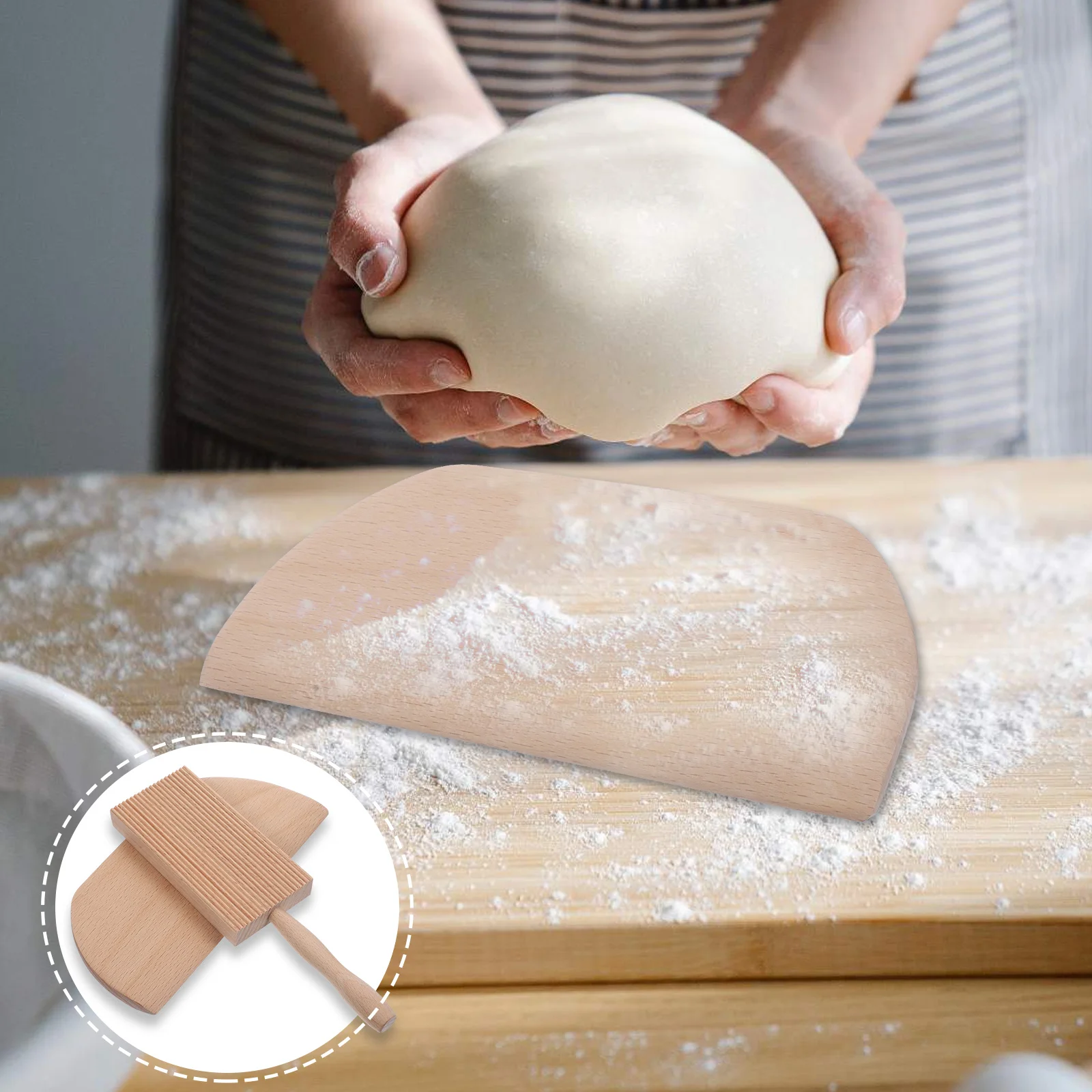 1Set Pasta Making Tool Wooden Gnocchi Board Convenient Wear-Resistant Household Pasta Maker Gnocchi Accessory Kitchen Tools
1Set Pasta Making Tool Wooden Gnocchi Board Convenient Wear-Resistant Household Pasta Maker Gnocchi Accessory Kitchen Tools