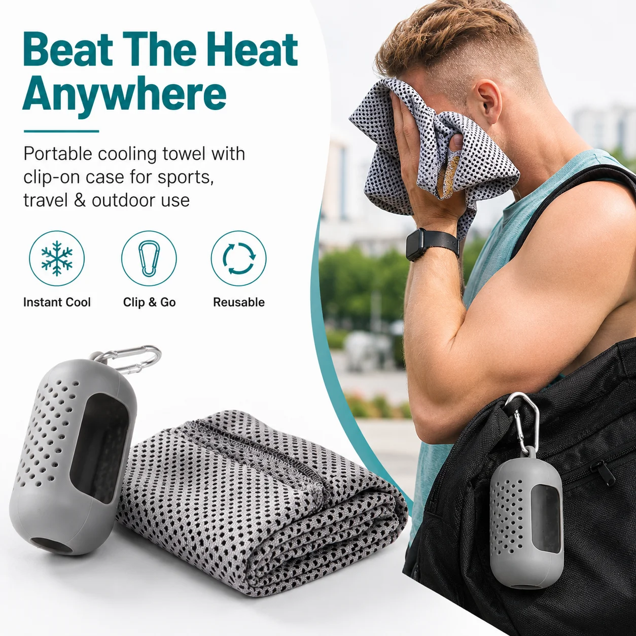 Microfiber Cooling Towel Quick Dry Ice Sports Towel for Gym Fitness Running Camping Hiking Neck Face Sweat Wiping
Microfiber Cooling Towel Quick Dry Ice Sports Towel for Gym Fitness Running Camping Hiking Neck Face Sweat Wiping