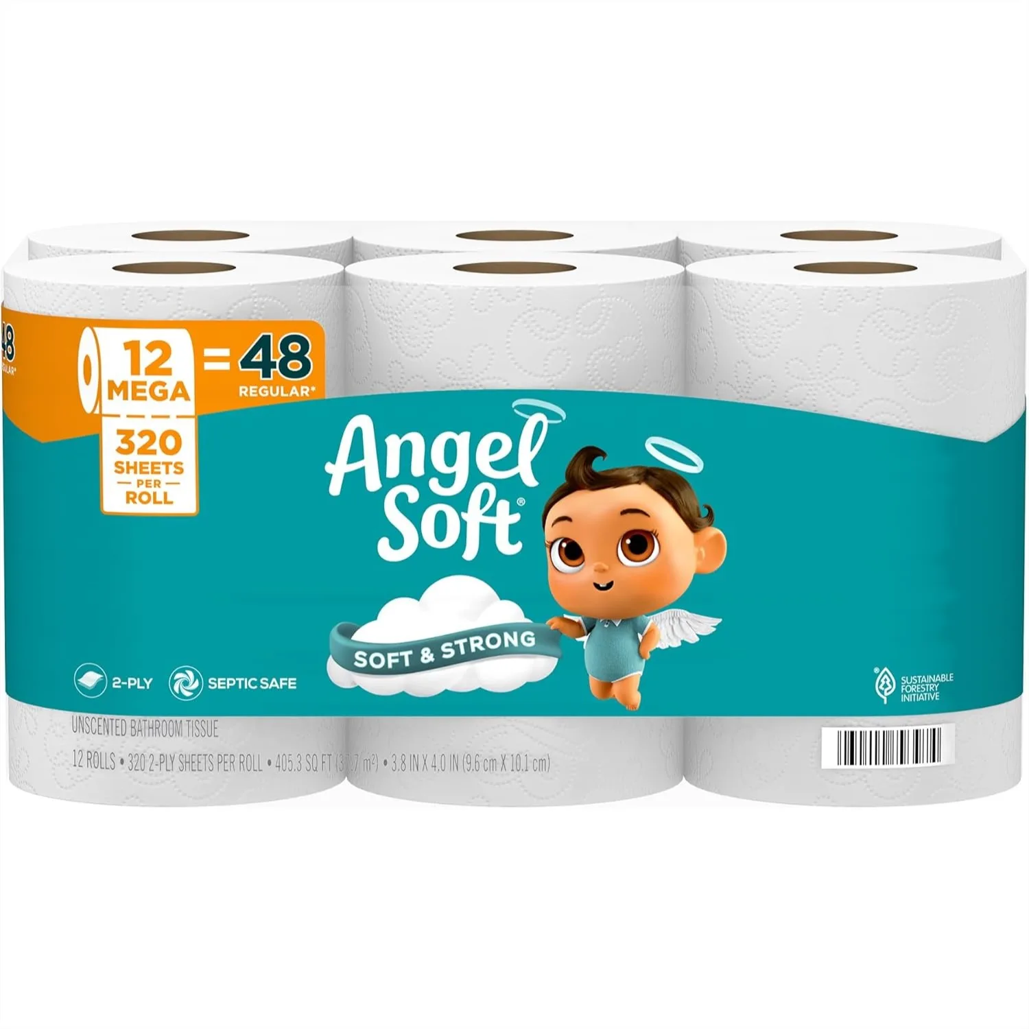 Toilet Paper 12 Mega Rolls 320 Sheets Per Roll 2 Ply Soft Strong Toilet Tissue Septic Safe
Toilet Paper 12 Mega Rolls 320 Sheets Per Roll 2 Ply Soft Strong Toilet Tissue Septic Safe