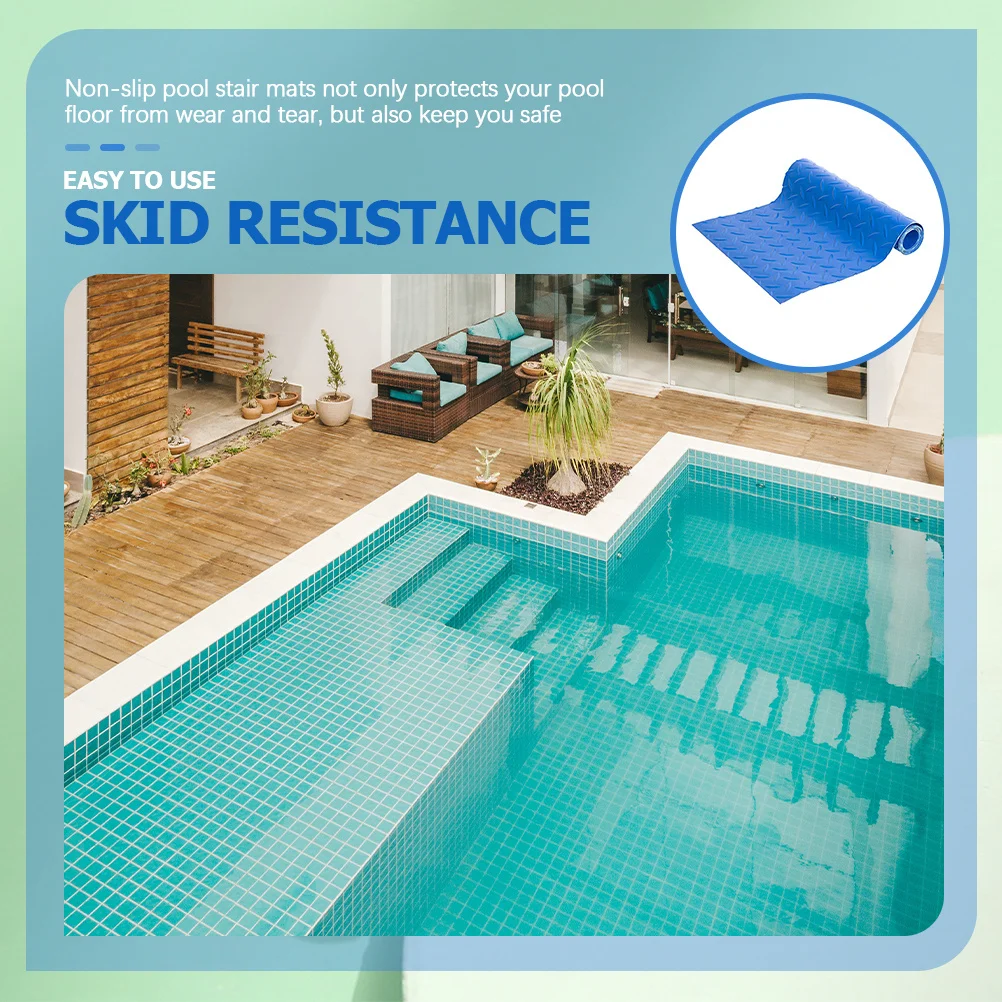 Swimming Pool Stair Mat above Ground Ladder Pad Step Stay-put Mats Floor Protector
Swimming Pool Stair Mat above Ground Ladder Pad Step Stay-put Mats Floor Protector