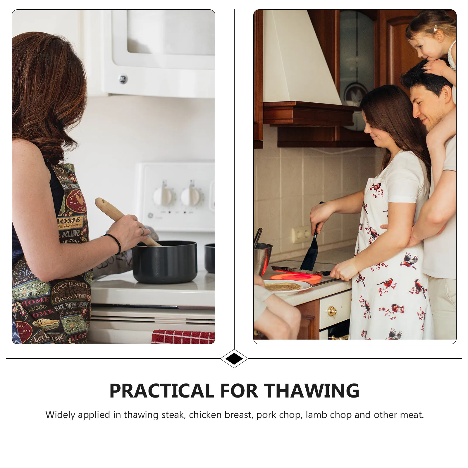 1Pcs Multifunction Thawing Plate Heavy Duty Defrosting Tray Aluminum Alloy for Rapid Thawing of Meat Fish Home Kitchen Essential
1Pcs Multifunction Thawing Plate Heavy Duty Defrosting Tray Aluminum Alloy for Rapid Thawing of Meat Fish Home Kitchen Essential