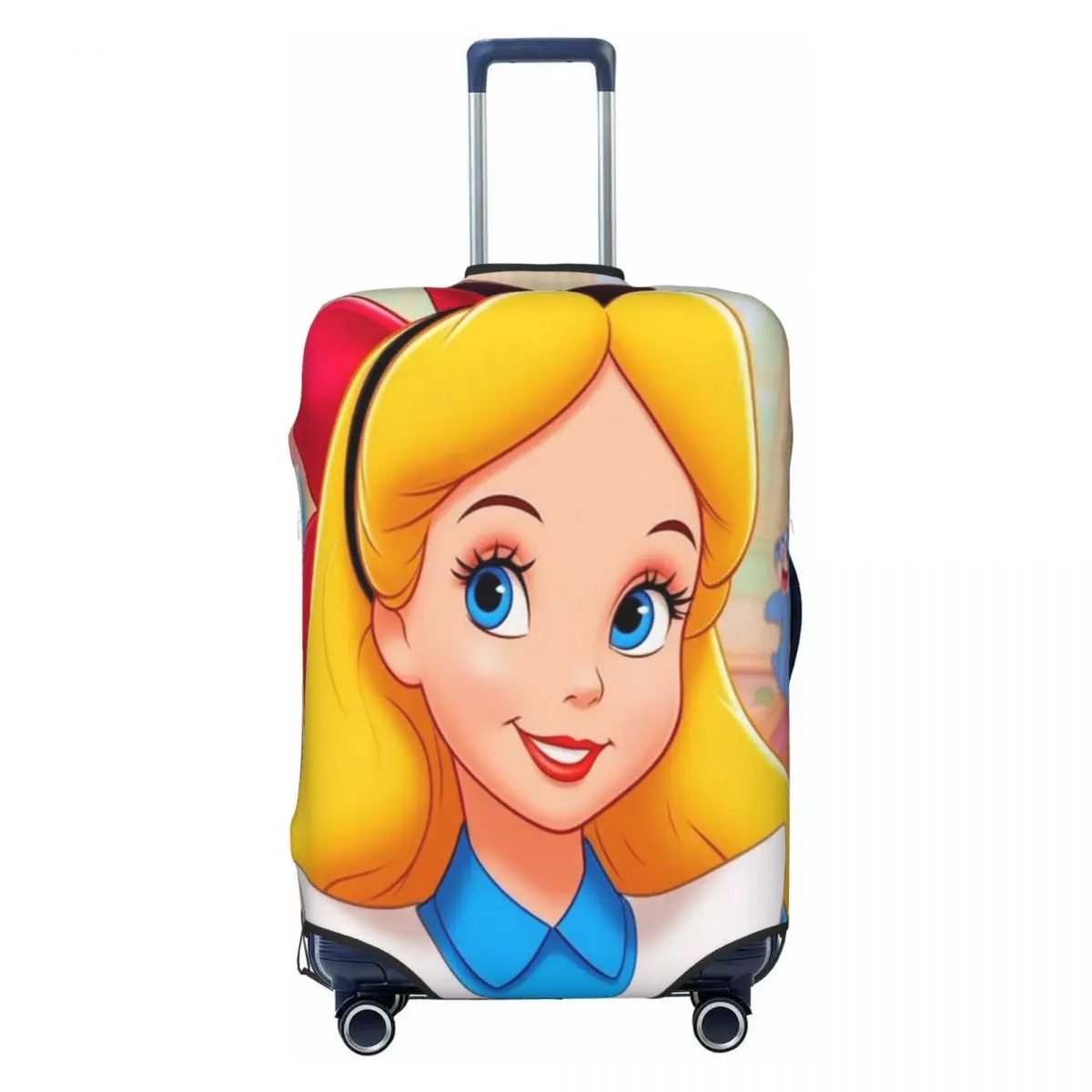 Custom Funny Alice In Wonderland Cartoon Luggage Cover Protector Washable Travel Suitcase Covers
Custom Funny Alice In Wonderland Cartoon Luggage Cover Protector Washable Travel Suitcase Covers