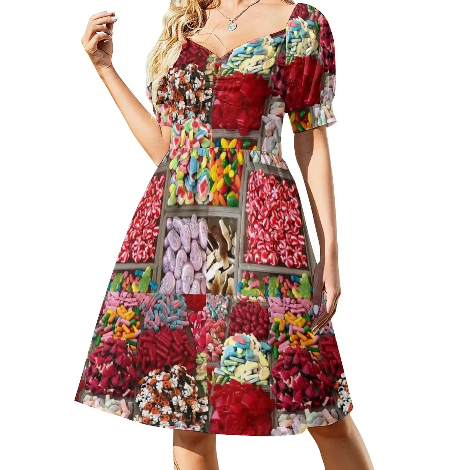 Colorful Candy Store Short-Sleeved Dress wedding guest dress 2025 dress party night cute evening dresses luxury 2025
Colorful Candy Store Short-Sleeved Dress wedding guest dress 2025 dress party night cute evening dresses luxury 2025