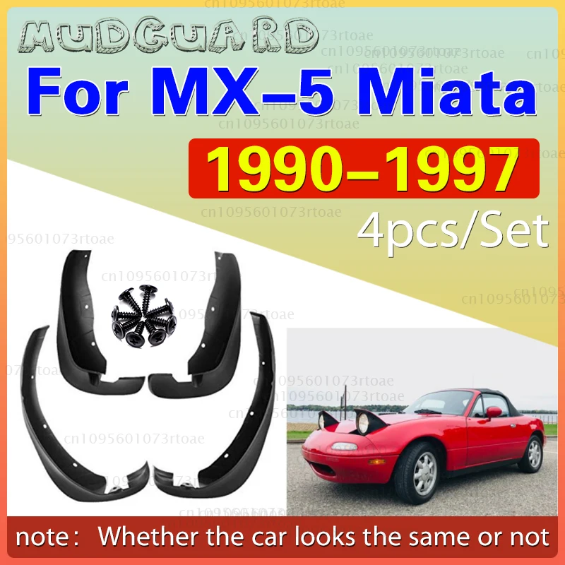 Для Mazda MX-5 Miata Eunos Roadster NA 1990 ~ 1997 Авто передние и задние колеса, брызговики на крыло, брызговики, автомобильные аксессуары
Для Mazda MX-5 Miata Eunos Roadster NA 1990 ~ 1997 Авто передние и задние колеса, брызговики на крыло, брызговики, автомобильные аксессуары