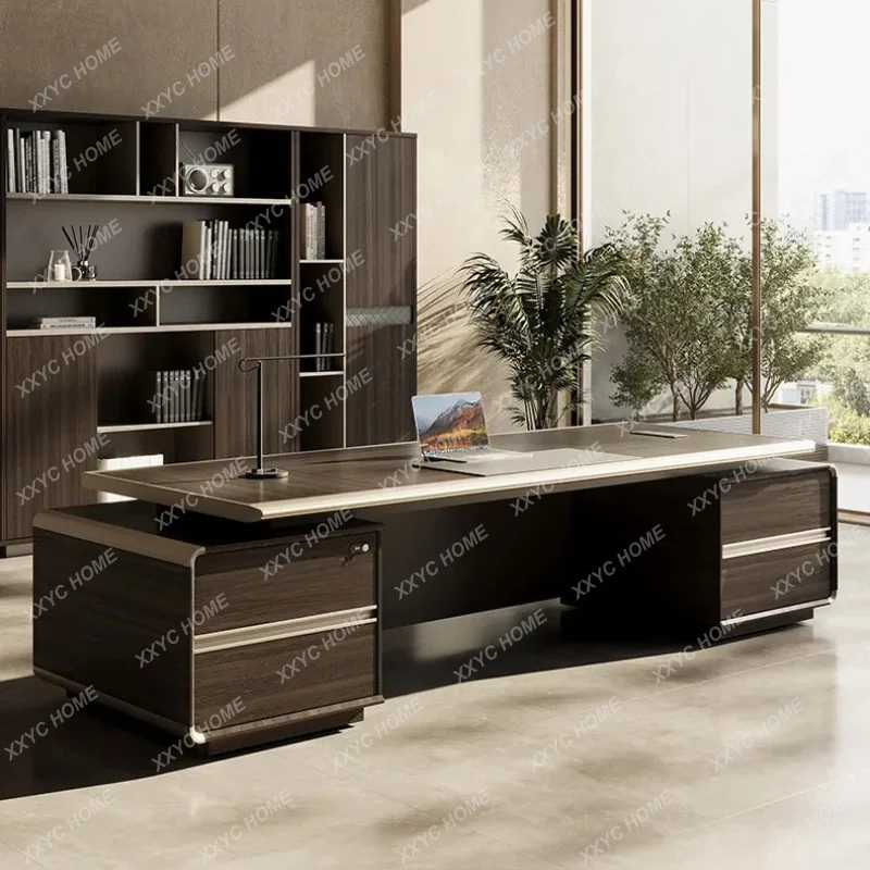 High-end chairperson's leadership office, large class desk, computer desk, president's desk
High-end chairperson's leadership office, large class desk, computer desk, president's desk