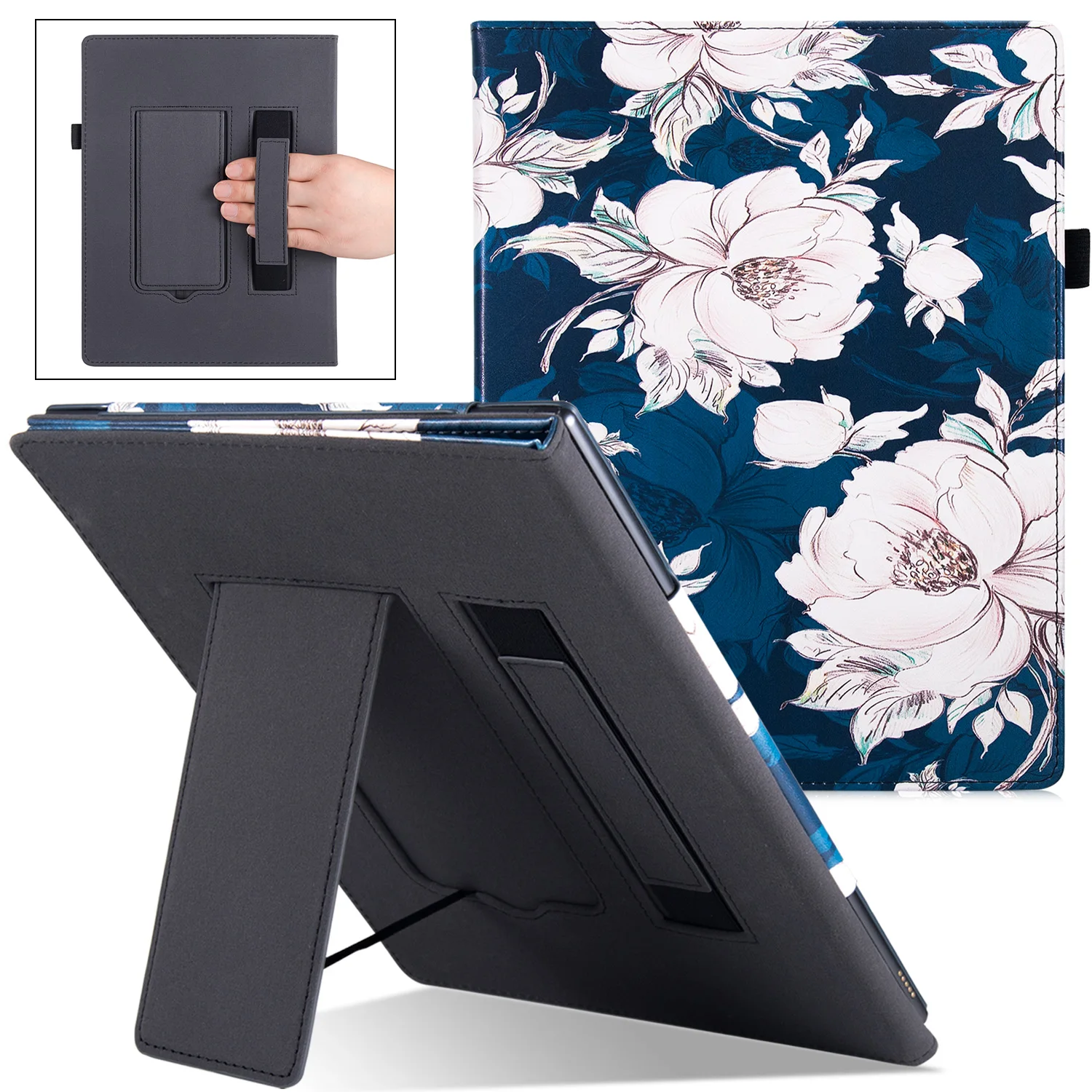 Stand Case for Remarkable 2 Digital Paper (10.3 inch - 2020 Release) - PU Leather Sleeve Cover with Hand Strap and Pen Holder
Stand Case for Remarkable 2 Digital Paper (10.3 inch - 2020 Release) - PU Leather Sleeve Cover with Hand Strap and Pen Holder