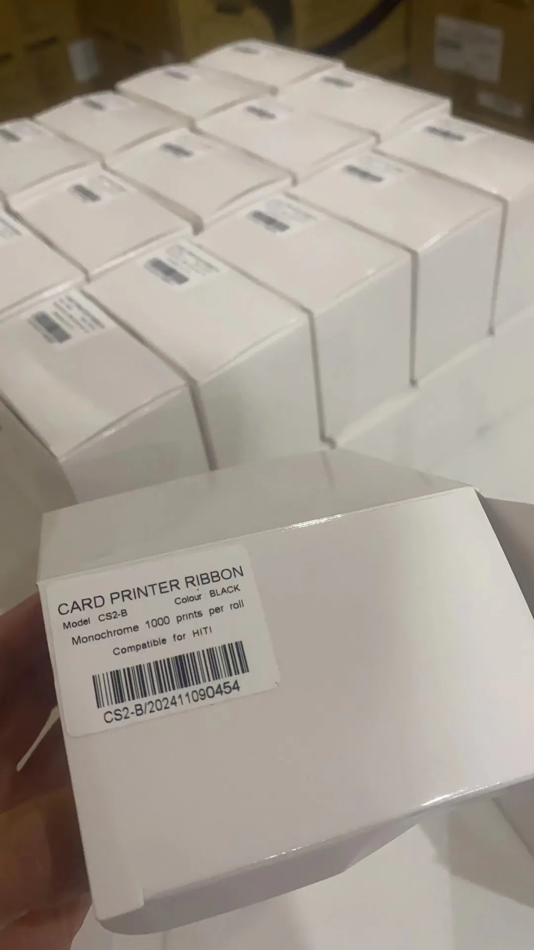 10 Pieces Compatible Hiti Black Printing Ribbon 1000prints use in CS200E CS220E CS290e Card Printer without chip in ribbon
10 Pieces Compatible Hiti Black Printing Ribbon 1000prints use in CS200E CS220E CS290e Card Printer without chip in ribbon