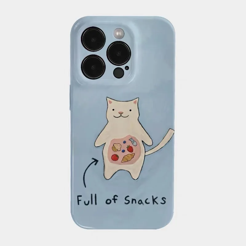 Blue Cat Filled with Snacks Phone Case for IPHONE 17 Air 16E 15 PROMAX 14 Plus 13 12 MINI 11 PRO 16Plus XR Acrylic Phone Cover
Blue Cat Filled with Snacks Phone Case for IPHONE 17 Air 16E 15 PROMAX 14 Plus 13 12 MINI 11 PRO 16Plus XR Acrylic Phone Cover