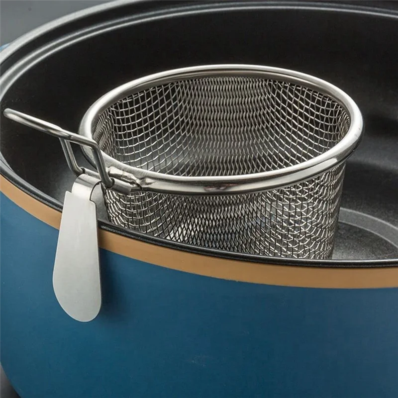 2Pcs Stainless Steel Colander Strainer Basket Food Kitchen Colander Baskets Hot Pot Frying Strainers Serving Noodle Durable , L
2Pcs Stainless Steel Colander Strainer Basket Food Kitchen Colander Baskets Hot Pot Frying Strainers Serving Noodle Durable , L