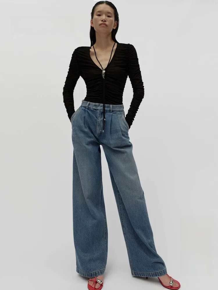 Edition Red Label Pure Cotton Straight Leg Pants Style Jeans EBE1JEN027 Casual Natural Waist Long Trousers for Women
Edition Red Label Pure Cotton Straight Leg Pants Style Jeans EBE1JEN027 Casual Natural Waist Long Trousers for Women