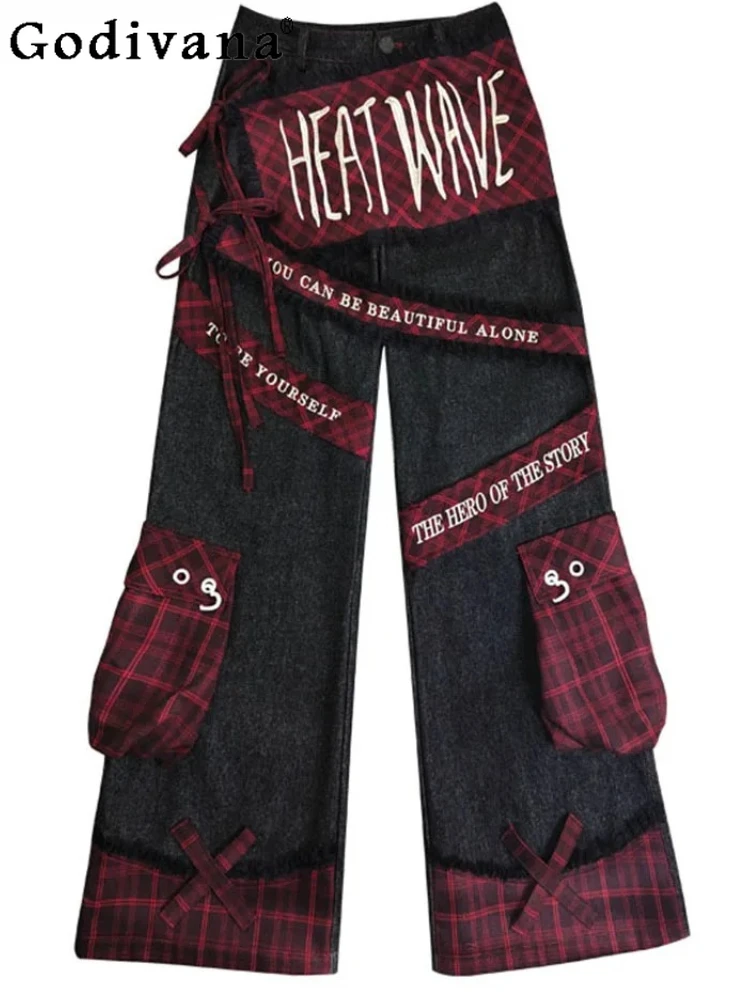 Fashion Embroidery Heavy Industry Chic Wide-leg Low-waist Black Jeans Multi-pocket Thick Lace-up Versatile Age-reducing Trousers
Fashion Embroidery Heavy Industry Chic Wide-leg Low-waist Black Jeans Multi-pocket Thick Lace-up Versatile Age-reducing Trousers