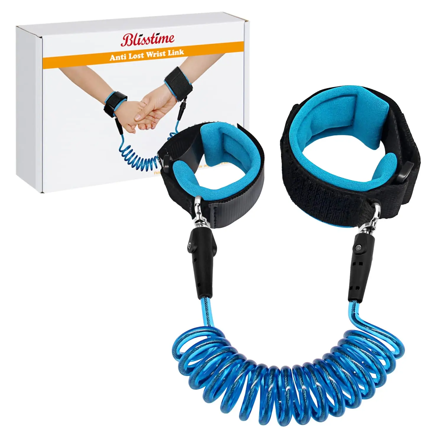 Anti Lost Wrist Link for Toddlers, Babies & Kids - Safety Wrist Link with 1.5M Coiled Cord
Anti Lost Wrist Link for Toddlers, Babies & Kids - Safety Wrist Link with 1.5M Coiled Cord