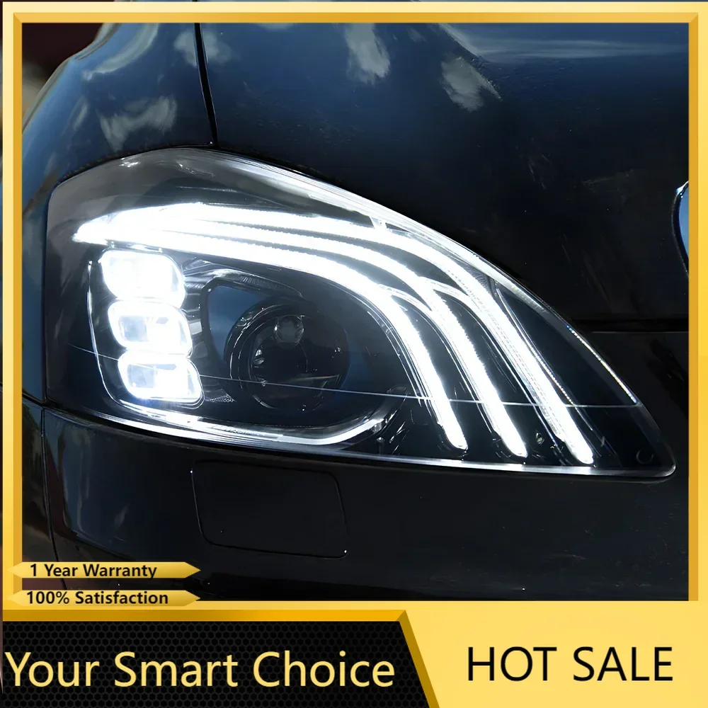 Modified Auto Headlights For Benz S-Class W221 S250 S280 S30 S320 S350 2006-2013 Car Front Lamps Assembly LED Bifocal Lens
Modified Auto Headlights For Benz S-Class W221 S250 S280 S30 S320 S350 2006-2013 Car Front Lamps Assembly LED Bifocal Lens