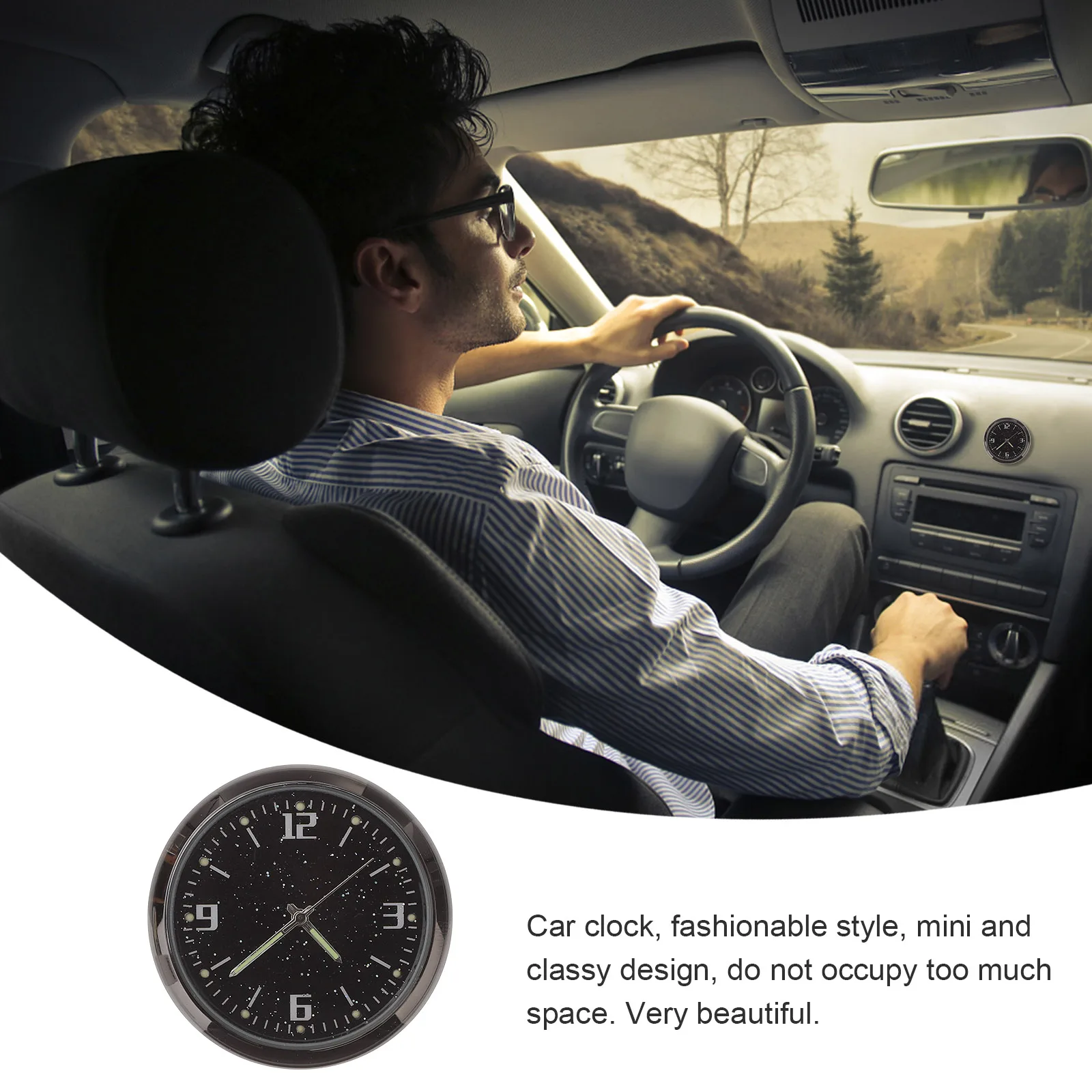 Luminous Car Dashboard Universal Stick On Round Automobile Compact Mini Auto Dashboard Clock Automotive Car Stick On Clock Clear
Luminous Car Dashboard Universal Stick On Round Automobile Compact Mini Auto Dashboard Clock Automotive Car Stick On Clock Clear