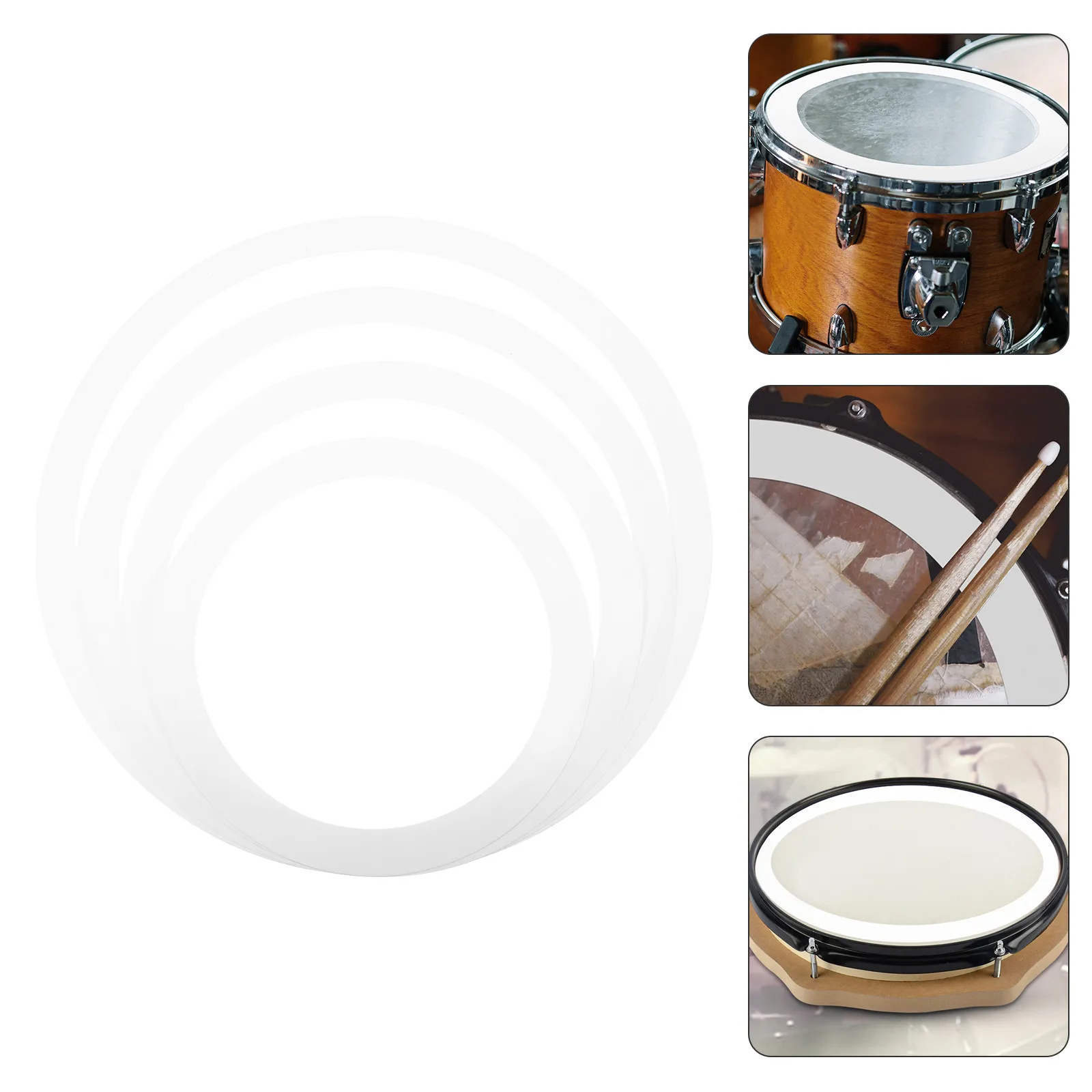 4Pcs Drum Kit Mute Set for Snare Drum Practice Home Use Reduce Volume Without Sound Quality Loss Soft Quiet Drumming Sordine
4Pcs Drum Kit Mute Set for Snare Drum Practice Home Use Reduce Volume Without Sound Quality Loss Soft Quiet Drumming Sordine