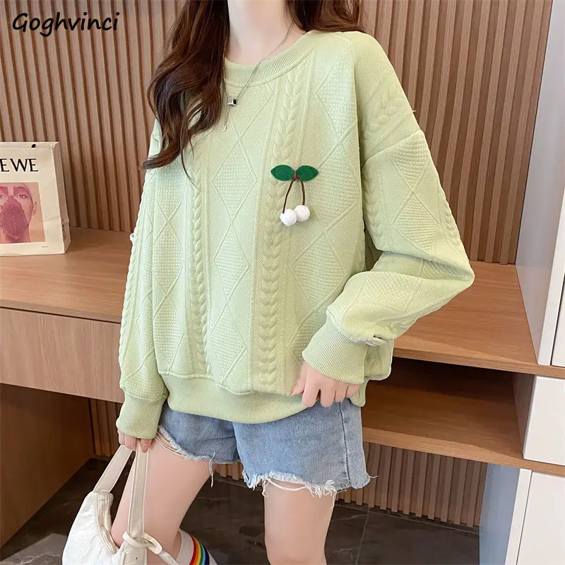 No Hat Hoodies Women Simple Fashion Pure Color Sweet Loose O-neck Sweatshirts Ulzzang All-match Autumn Newly Chic Leisure Ins
No Hat Hoodies Women Simple Fashion Pure Color Sweet Loose O-neck Sweatshirts Ulzzang All-match Autumn Newly Chic Leisure Ins