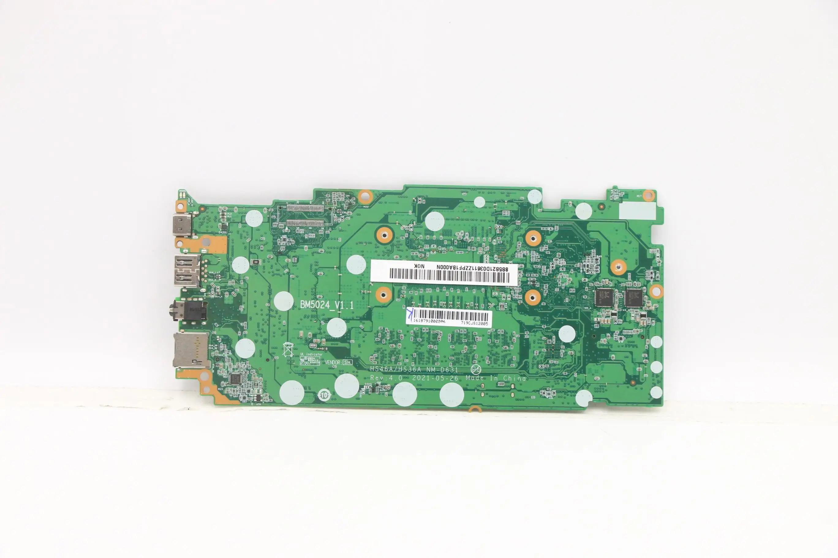 5B21D03611 For Lenovo IdeaPad 5 Chrome-14ITL6 Motherboard 8GB RAM I5 1135G7 Processor 100% Full Tested
5B21D03611 For Lenovo IdeaPad 5 Chrome-14ITL6 Motherboard 8GB RAM I5 1135G7 Processor 100% Full Tested