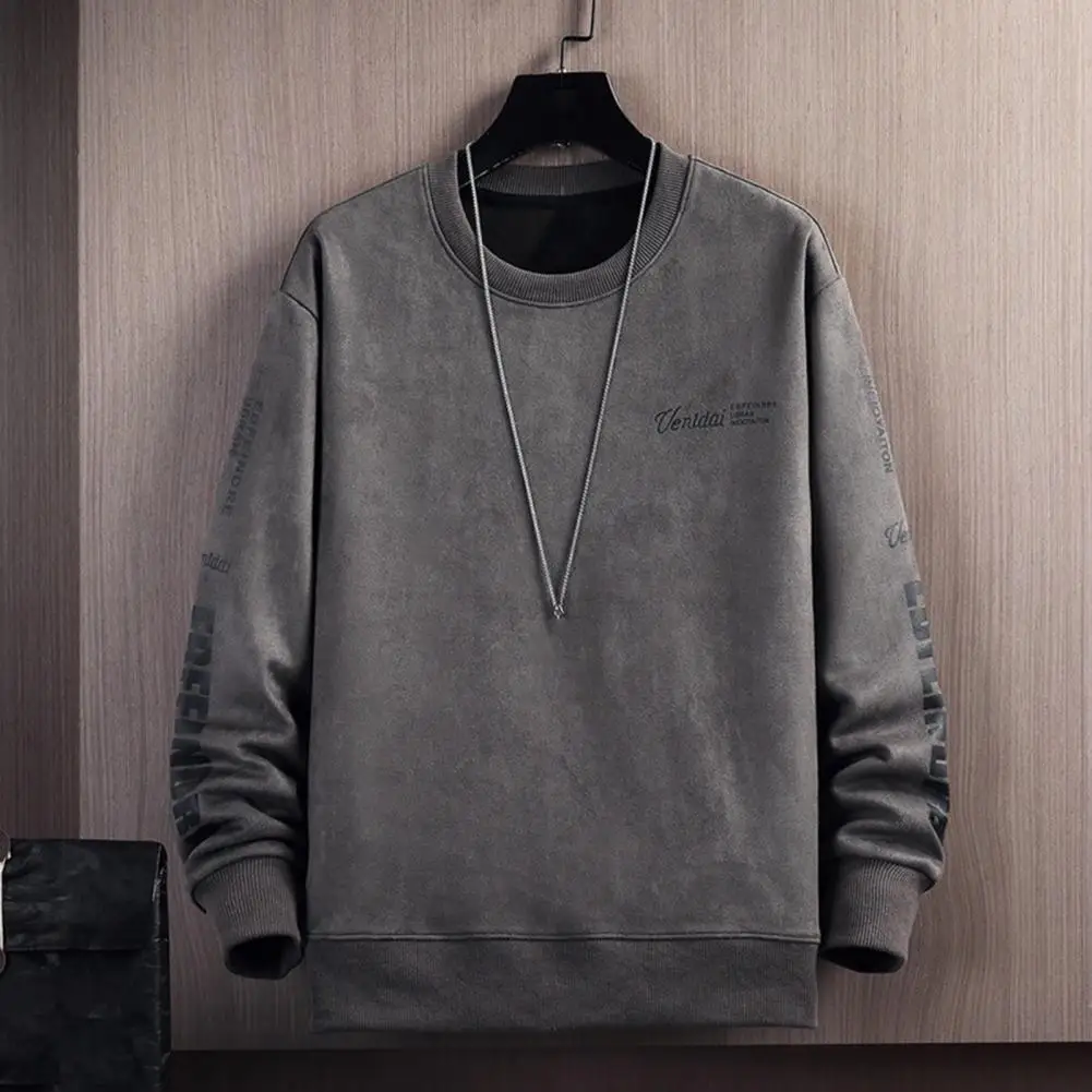 Men Fall Winter Sweatshirt Letter Print Loose Round Neck Sweatshirts Hip Hop Thick Warm Soft Elastic Cuff Pullover Men Top
Men Fall Winter Sweatshirt Letter Print Loose Round Neck Sweatshirts Hip Hop Thick Warm Soft Elastic Cuff Pullover Men Top