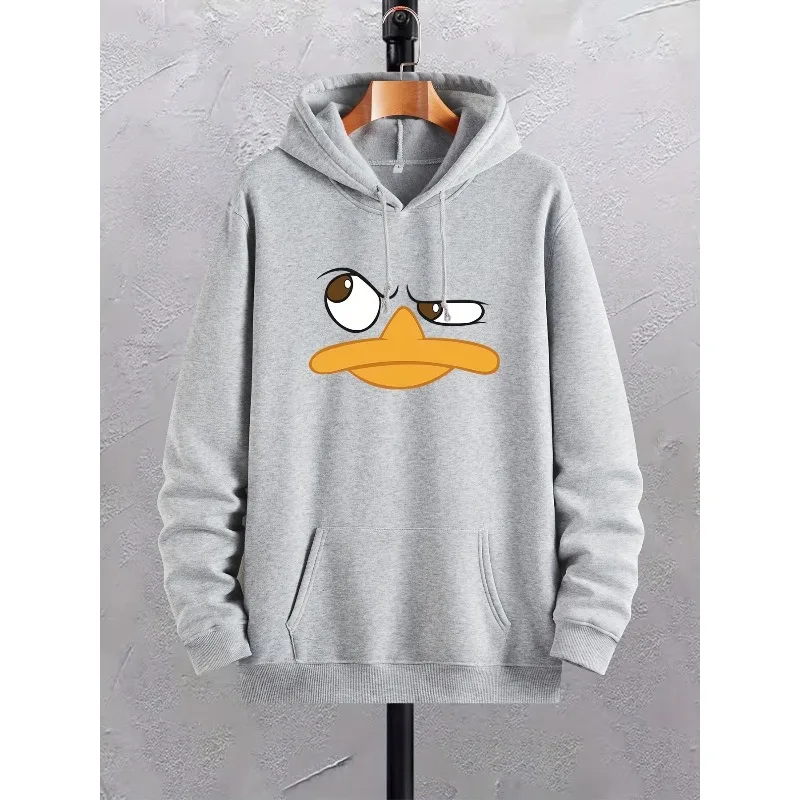 2026Cartoon Duck Print Hoodies For Men, Graphic Hoodie With Kangaroo Pocket, Comfy Loose Trendy Drawstring Hooded Pullover
2026Cartoon Duck Print Hoodies For Men, Graphic Hoodie With Kangaroo Pocket, Comfy Loose Trendy Drawstring Hooded Pullover