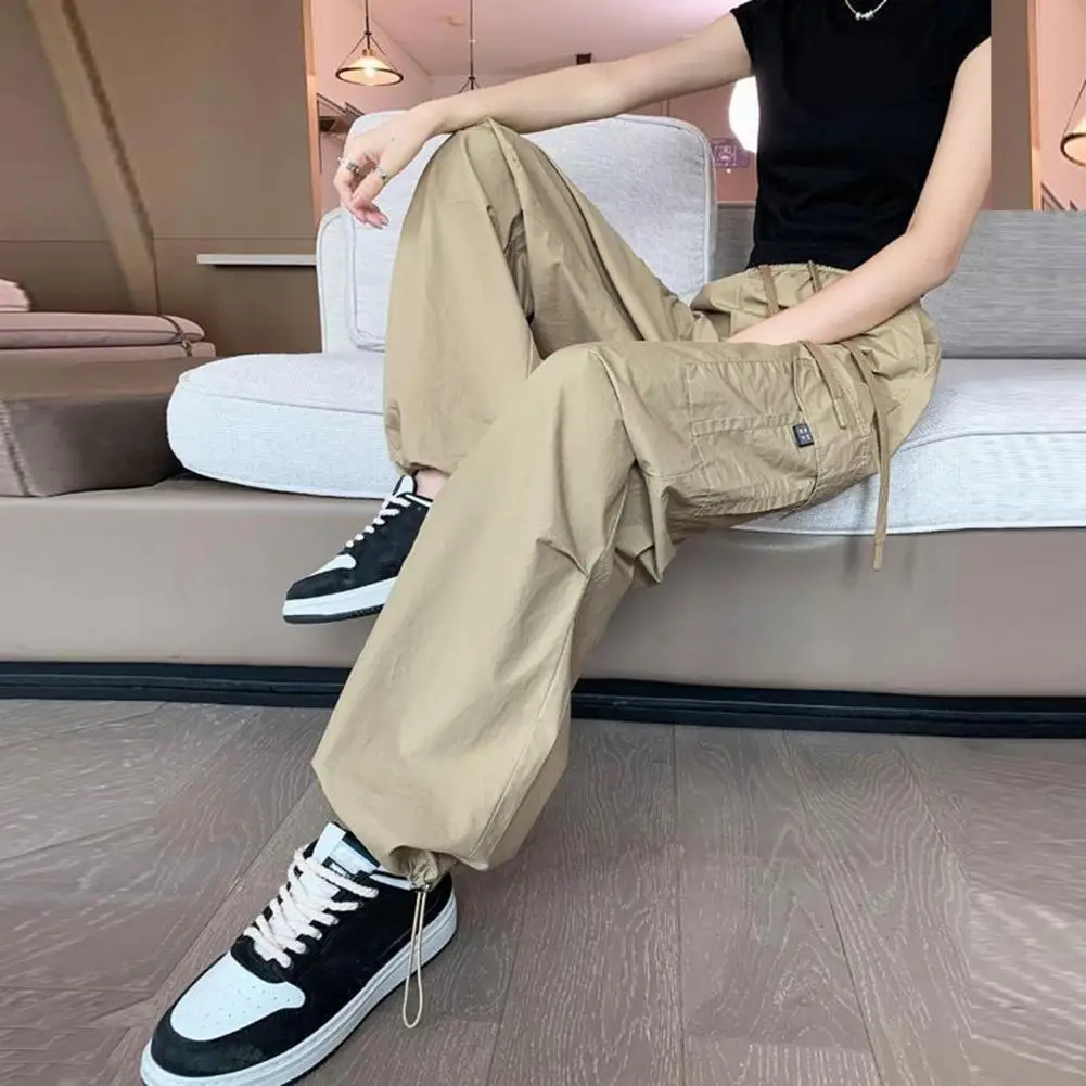 Women Pants Comfortable Wide Leg Cargo Pants for Women Elastic Waist Trousers for Wear Stylish Straight Leg Cargo Pants Solid
Women Pants Comfortable Wide Leg Cargo Pants for Women Elastic Waist Trousers for Wear Stylish Straight Leg Cargo Pants Solid