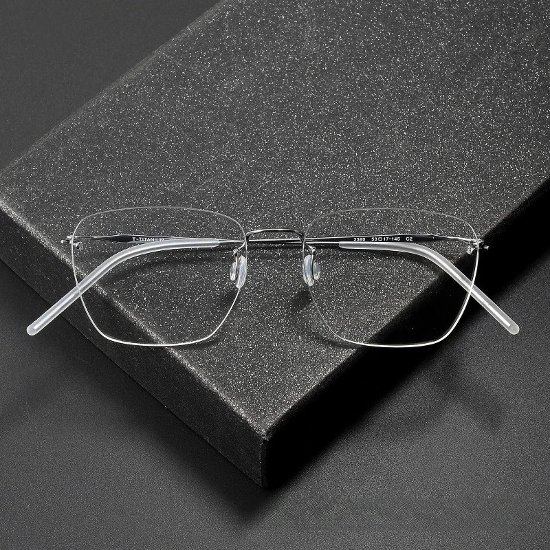 Denmark Designer Prescription Rimless Glasses Titanium No Screw Handmade Women Myopia 2380 Ultra-light Frames Blue Light Eyewear
Denmark Designer Prescription Rimless Glasses Titanium No Screw Handmade Women Myopia 2380 Ultra-light Frames Blue Light Eyewear
