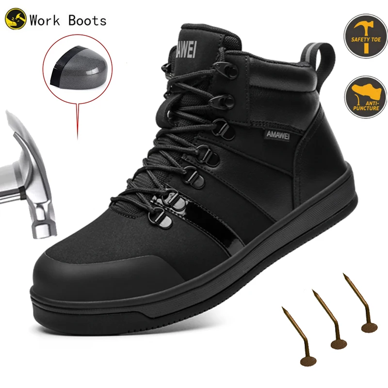 Lightweight Breathable Industrial Construction Sneakers Protective Shoes for Comfortable Work at Construction Site
Lightweight Breathable Industrial Construction Sneakers Protective Shoes for Comfortable Work at Construction Site