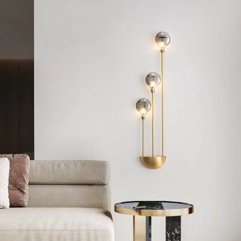 Modern Gray Glass G4 Wall Lamp Gold Black Copper Bedroom Living Room Aisle Dining Minimalist Lighting Art Deco
Modern Gray Glass G4 Wall Lamp Gold Black Copper Bedroom Living Room Aisle Dining Minimalist Lighting Art Deco