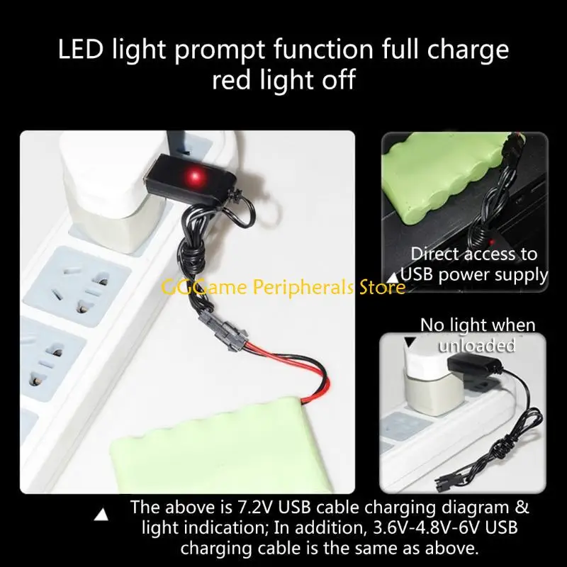 U55B RemoteControl Airsofts for 3.6/4.8/6/7.2V Battery Pack USB Cable
U55B RemoteControl Airsofts for 3.6/4.8/6/7.2V Battery Pack USB Cable