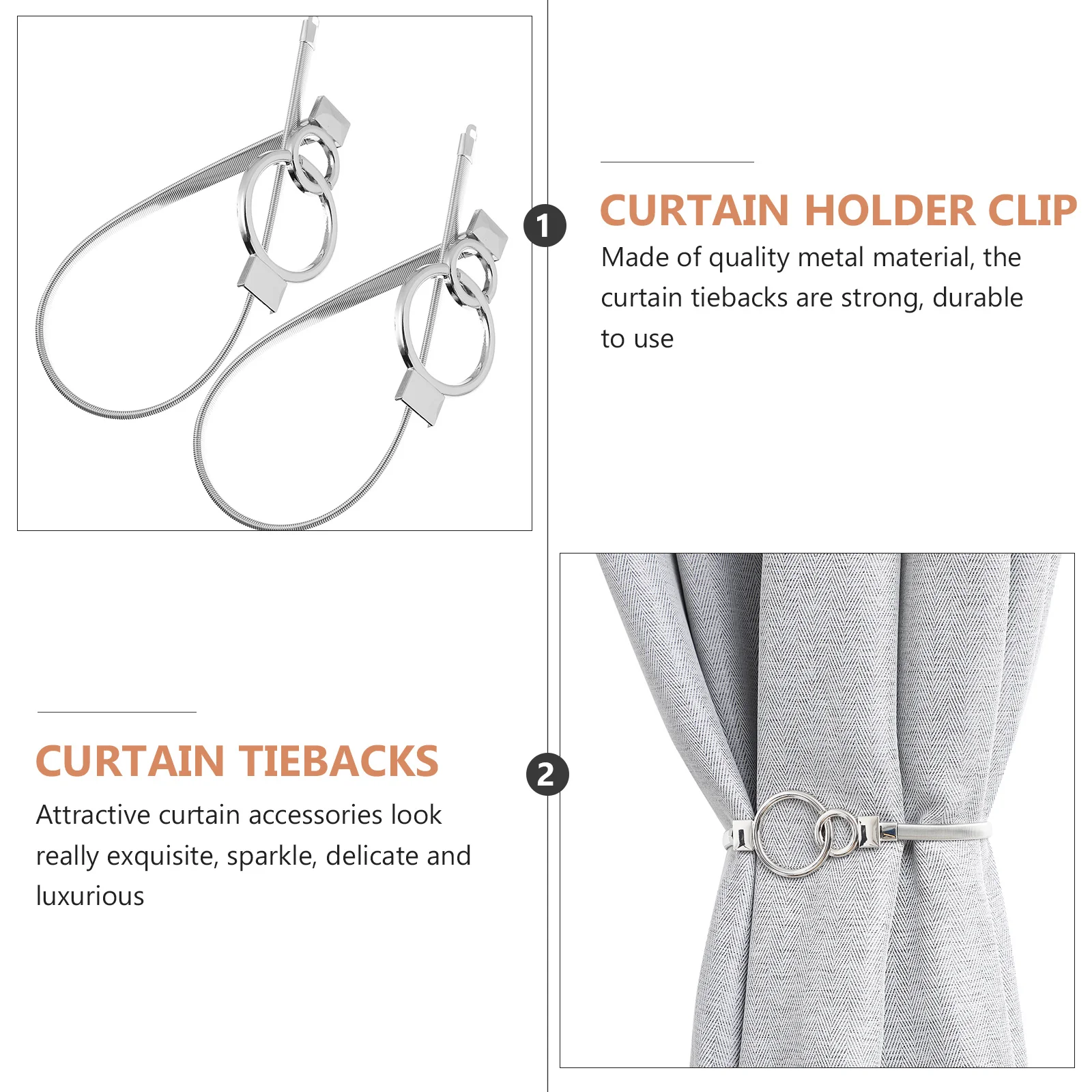 1Pair Simple Silver Curtain Tiebacks Iron Material No Punch Installation Home Decor Simple Silver Curtain Tiebacks
1Pair Simple Silver Curtain Tiebacks Iron Material No Punch Installation Home Decor Simple Silver Curtain Tiebacks