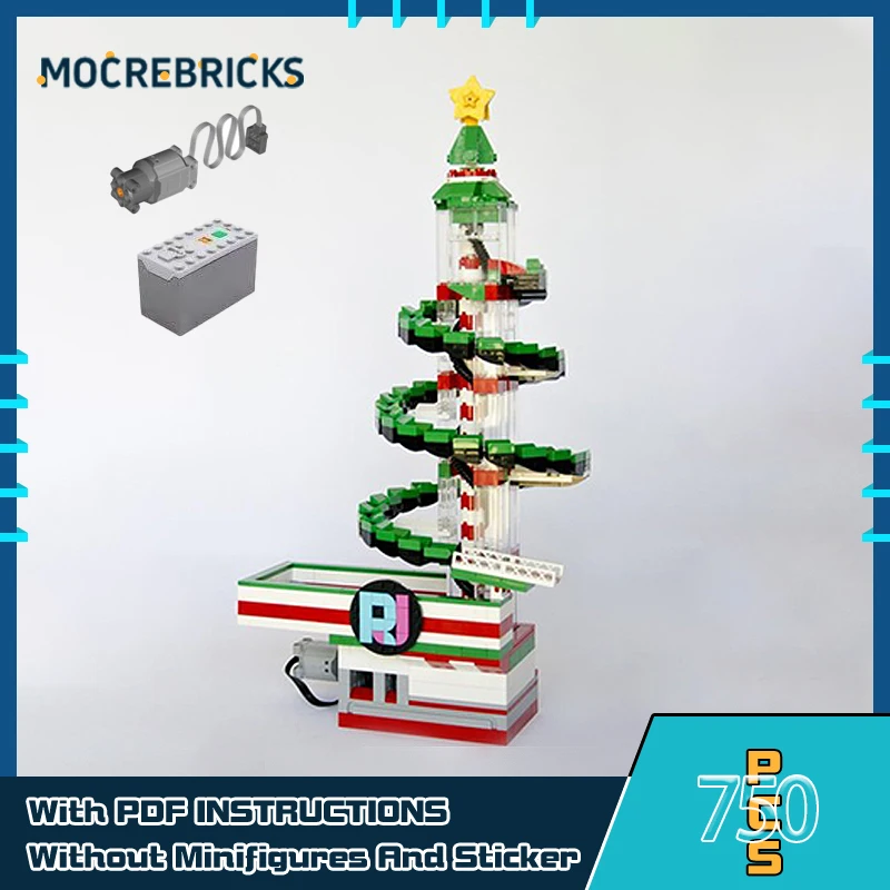 Motor GBC Christmas Tree Model Technology Bricks Modular Assembling MOC Building Blocks Balls Toys Xmas Gifts
Motor GBC Christmas Tree Model Technology Bricks Modular Assembling MOC Building Blocks Balls Toys Xmas Gifts