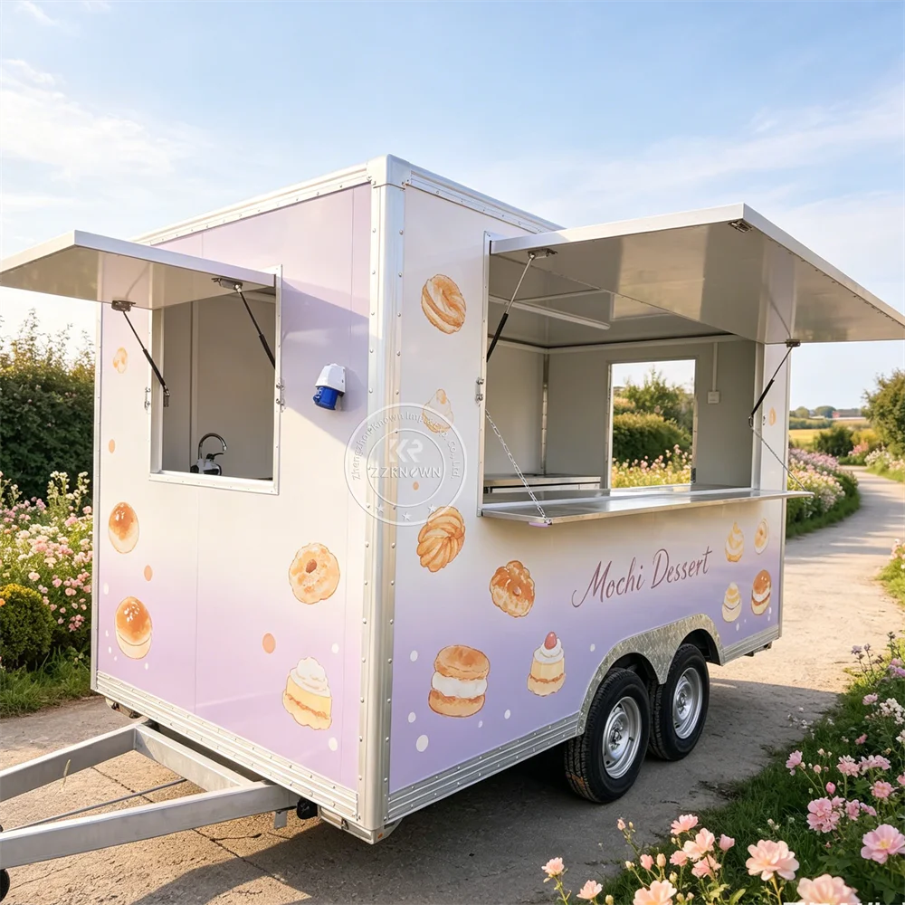 Street Mobile Pizza Chicken Drink Food Truck Concession Trailer Small Remorques Snack Food Truck Trailer With Full Kitchen
Street Mobile Pizza Chicken Drink Food Truck Concession Trailer Small Remorques Snack Food Truck Trailer With Full Kitchen
