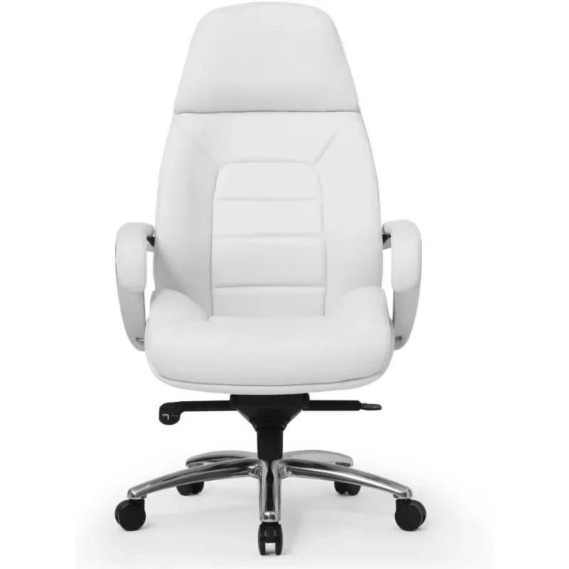Настраиваемое офисное кресло Customizable Gates с высокой спинкой, из натуральной кожи, на алюминиевой основе - белое
Настраиваемое офисное кресло Customizable Gates с высокой спинкой, из натуральной кожи, на алюминиевой основе - белое
