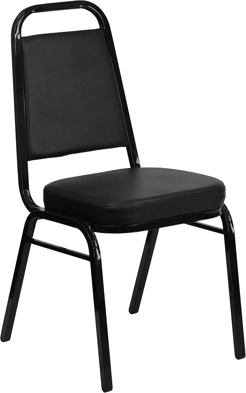 Flash Furniture 4 Pack Hercules Series Trapezoidal Back Stacking Banquet Chair, Set of 4, Black Vinyl/Black Frame
Flash Furniture 4 Pack Hercules Series Trapezoidal Back Stacking Banquet Chair, Set of 4, Black Vinyl/Black Frame