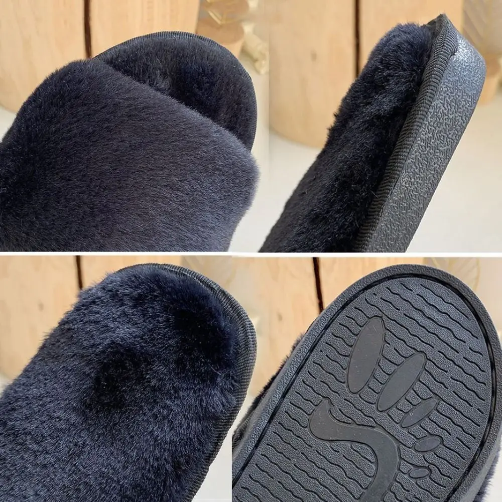 Footwear Anti Slip Winter Slippers Furry Homewear Warm Slippers Women Floor Shoes Fashion Faux Fur Slippers Outdoor
Footwear Anti Slip Winter Slippers Furry Homewear Warm Slippers Women Floor Shoes Fashion Faux Fur Slippers Outdoor