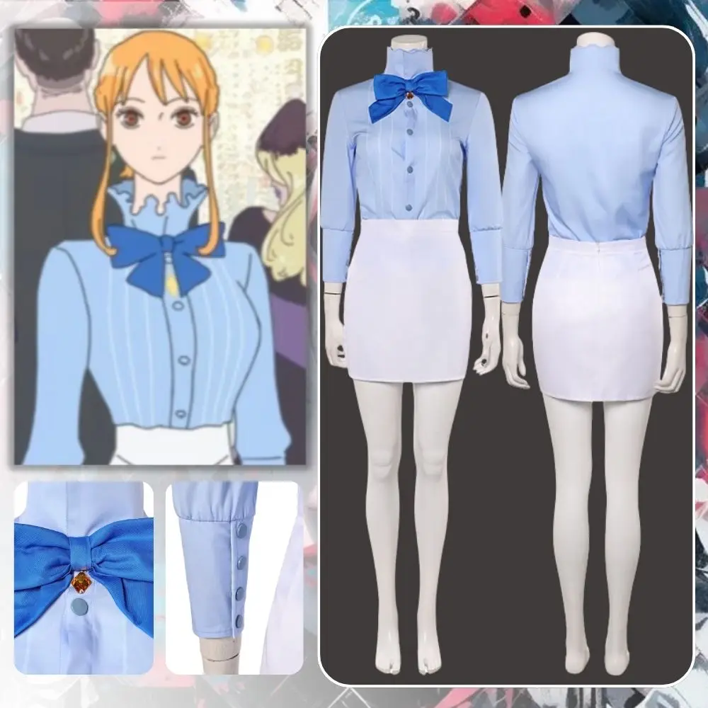 Nami Cosplay Remake Anime HEROINE Costume For Women Wig Long Sleeve Shirt Skirts Roleplay Outfits Halloween Carnival Suit
Nami Cosplay Remake Anime HEROINE Costume For Women Wig Long Sleeve Shirt Skirts Roleplay Outfits Halloween Carnival Suit