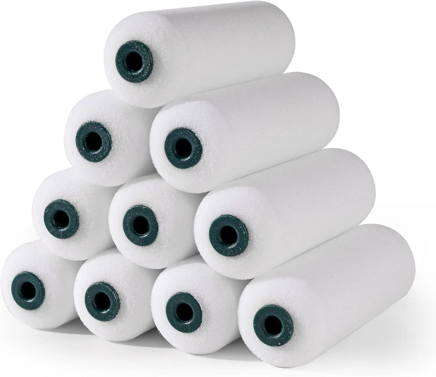 Foam Paint Roller Covers 4 Inch 10 Pack for Smooth Finish on Walls Cabinets Doors
Foam Paint Roller Covers 4 Inch 10 Pack for Smooth Finish on Walls Cabinets Doors