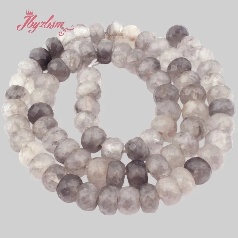 Natural Cloudy Quartz Stone Beads Rondelle for Jewelry Making Necklace Bracelets Strand 15 Inches DIY Loose Beads 3x6mm/4x8mm
Natural Cloudy Quartz Stone Beads Rondelle for Jewelry Making Necklace Bracelets Strand 15 Inches DIY Loose Beads 3x6mm/4x8mm