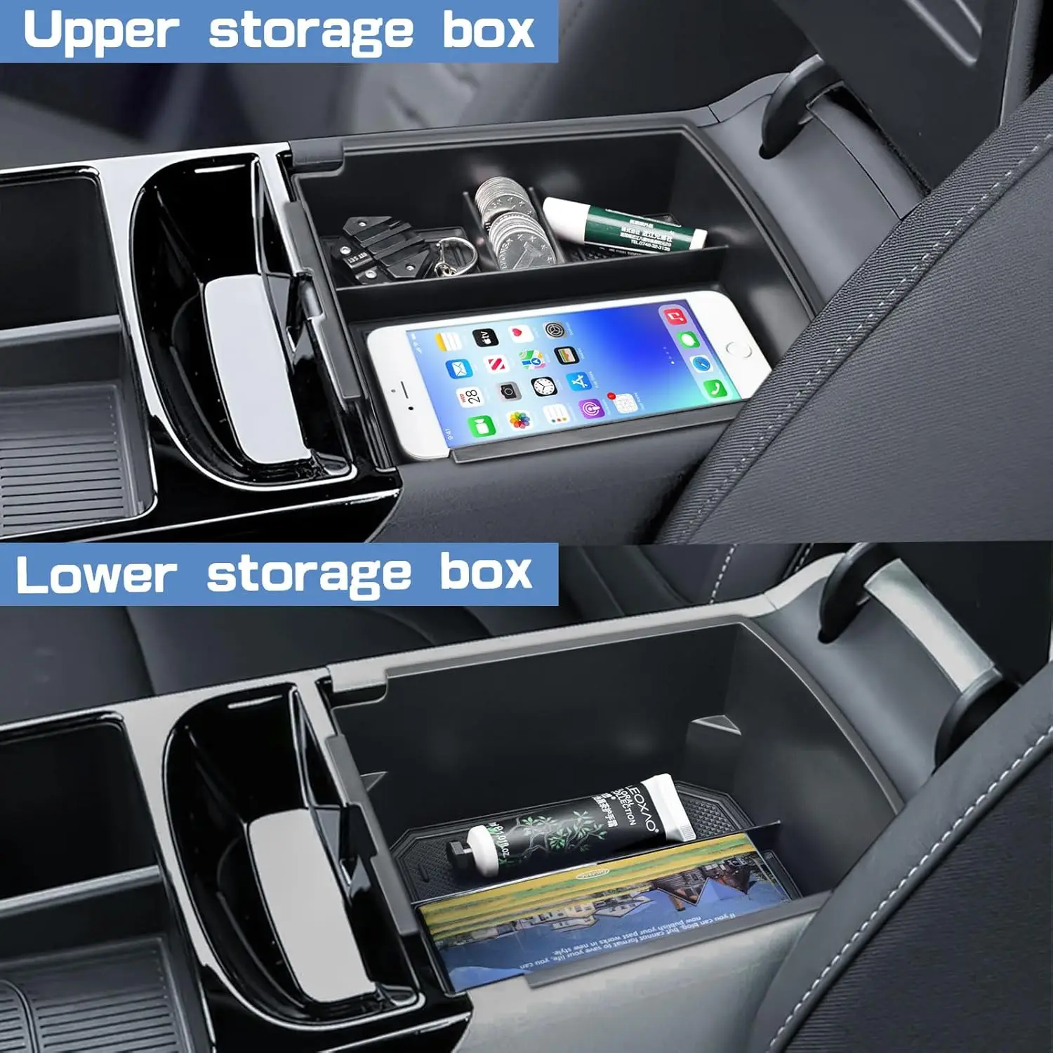 Double-Layer Center Console Organizer Tray for 2025 Hyundai Tucson Center Console Armrest Storage Box Interior Car Accessories
Double-Layer Center Console Organizer Tray for 2025 Hyundai Tucson Center Console Armrest Storage Box Interior Car Accessories