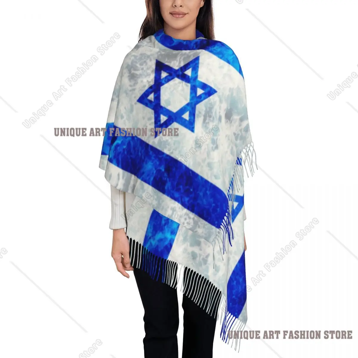 Custom Printed Flag Of Israel Scarf Women Men Winter Fall Warm Scarves Ocean Waves Shawl Wrap
Custom Printed Flag Of Israel Scarf Women Men Winter Fall Warm Scarves Ocean Waves Shawl Wrap