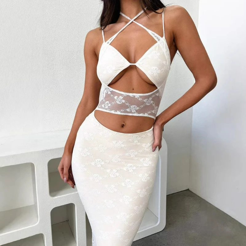 Модное европейско-американское сексуальное платье в стиле Hot Girl, легкое люксовое, нишевое, дизайнерское, с кружевом и бретельками через шею, для женщин, Весна/Лето 2026
Модное европейско-американское сексуальное платье в стиле Hot Girl, легкое люксовое, нишевое, дизайнерское, с кружевом и бретельками через шею, для женщин, Весна/Лето 2026