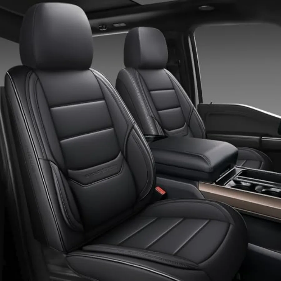 Комплект чехлов для автомобильных сидений из экокожи, универсальный, подходит для большинства легковых автомобилей, внедорожников и седанов, водонепроницаемые, роскошные, 5 штук.
Комплект чехлов для автомобильных сидений из экокожи, универсальный, подходит для большинства легковых автомобилей, внедорожников и седанов, водонепроницаемые, роскошные, 5 штук.