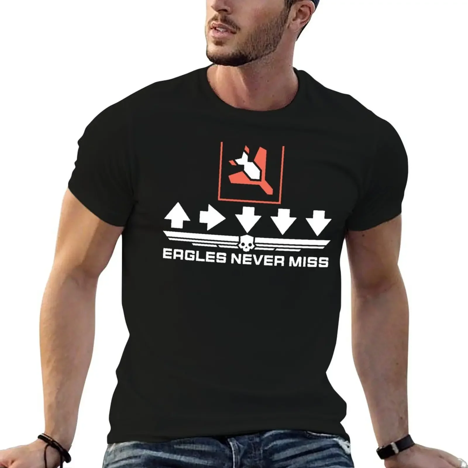 Eagles Never Miss T-Shirt new gifts and t-shirts customs vintage anime shirt funny gifts Men's cotton t-shirt
Eagles Never Miss T-Shirt new gifts and t-shirts customs vintage anime shirt funny gifts Men's cotton t-shirt