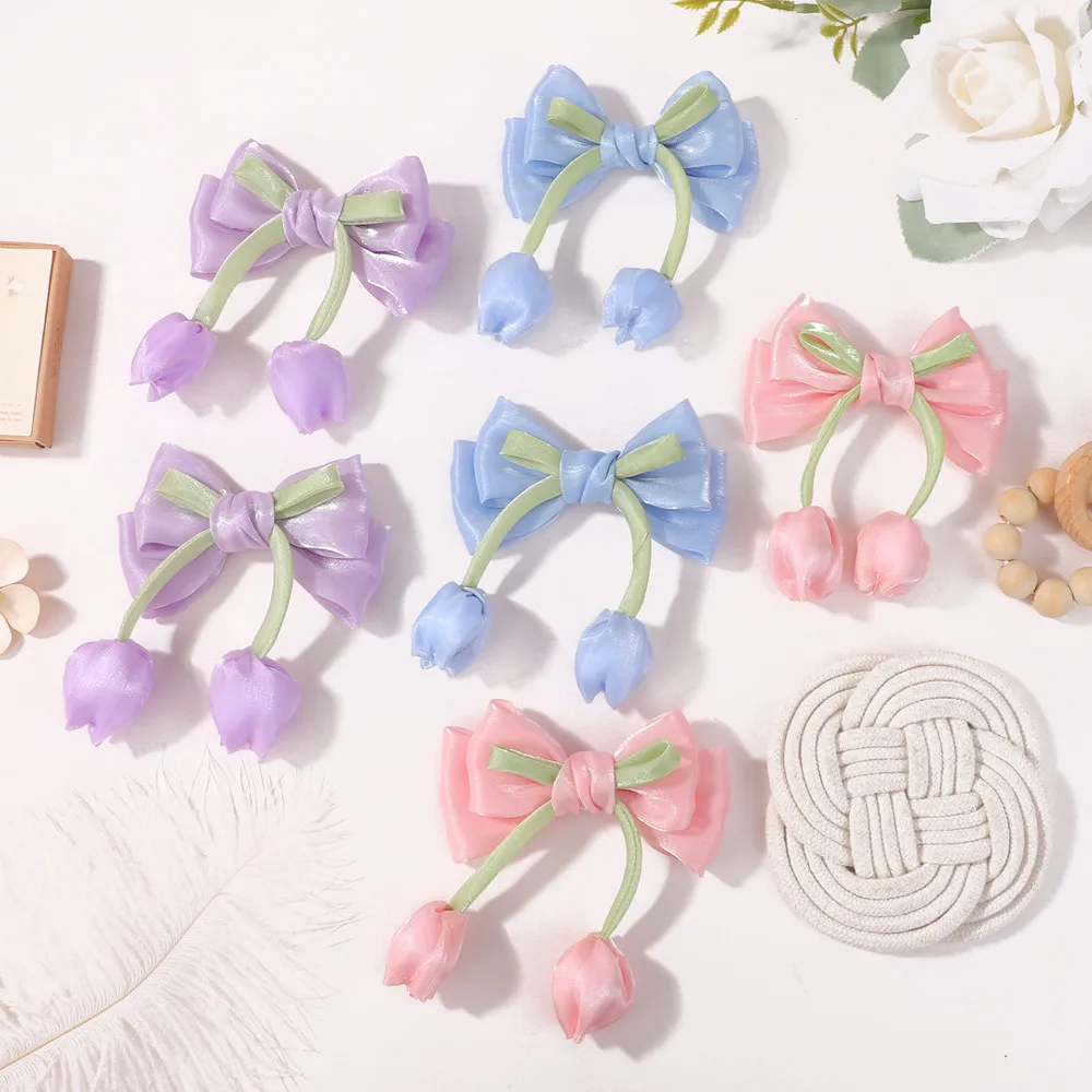 Набор из 2 заколок-бантиков RAINBOW BOWS для девочек, милые заколки-бантики в форме тюльпана, атласные заколки для хвоста, элегантные аксессуары для волос для женщин
Набор из 2 заколок-бантиков RAINBOW BOWS для девочек, милые заколки-бантики в форме тюльпана, атласные заколки для хвоста, элегантные аксессуары для волос для женщин