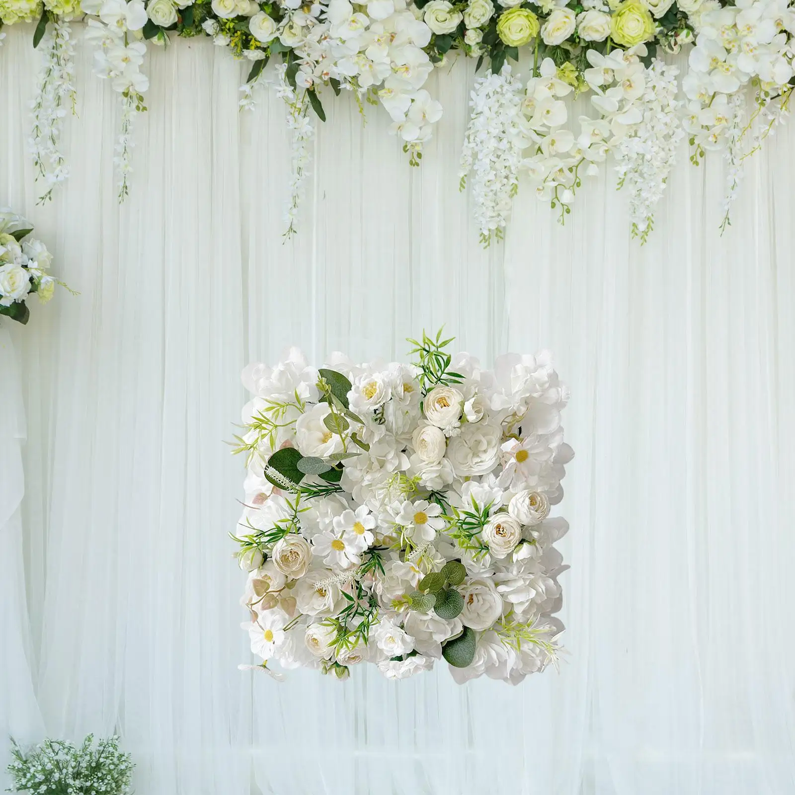 Flower Wall Panel White Wedding Decor Multifunction Wall Flower Backdrop for Themed Party Bridal Shower Anniversary Event Home
Flower Wall Panel White Wedding Decor Multifunction Wall Flower Backdrop for Themed Party Bridal Shower Anniversary Event Home