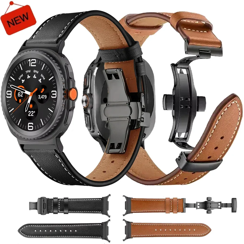 Premium Leather Strap For Samsung Galaxy Watch 8 Classic 46mm/44mm 40mm High-end Bracelet Wristband Galaxy Watch Ultra 2025 Belt
Premium Leather Strap For Samsung Galaxy Watch 8 Classic 46mm/44mm 40mm High-end Bracelet Wristband Galaxy Watch Ultra 2025 Belt