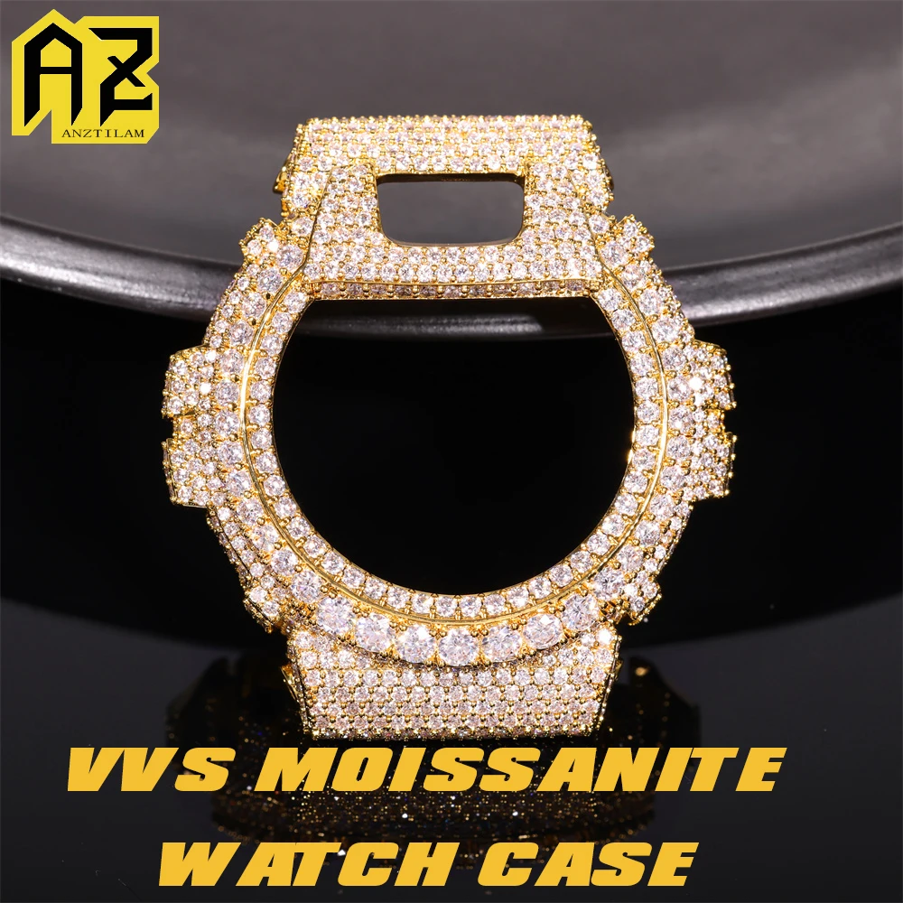 Anztilam VVS Moissanite Watch Case For CAS** DW6900 Bling Brass Can Pass Diamonds Tester With GRA Wrist Diamonds Case Free Ship
Anztilam VVS Moissanite Watch Case For CAS** DW6900 Bling Brass Can Pass Diamonds Tester With GRA Wrist Diamonds Case Free Ship