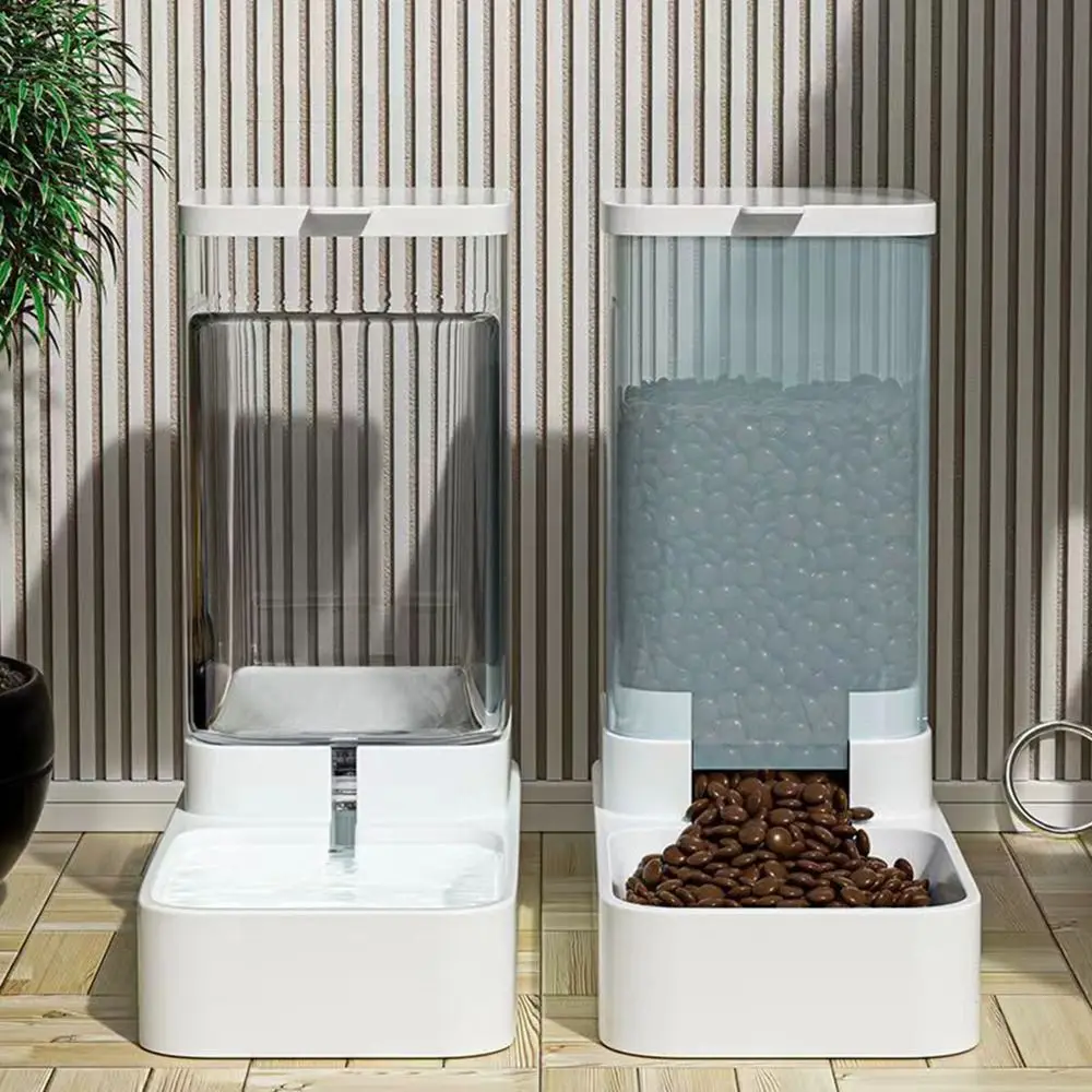 Plastic Pet Food Storage Dispenser Transparent Large Capacity Automatic Pet Water Dispenser Moisture-Proof Anti-slip
Plastic Pet Food Storage Dispenser Transparent Large Capacity Automatic Pet Water Dispenser Moisture-Proof Anti-slip